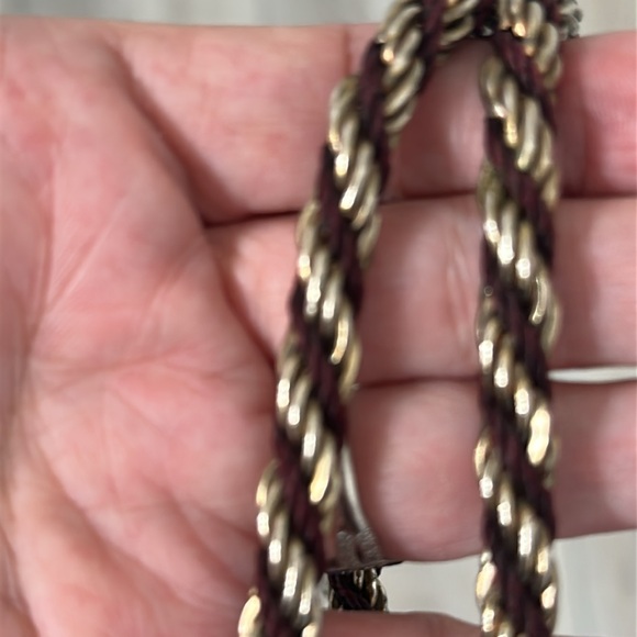 23 Inch Heavy Gold & Brown Chain - Picture 6 of 6